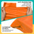 Vapulcio Poly Mailers 6x9 inch 100 Pcs, Orange Plastic Mailing Envelopes with 2.4mil Thickness, Waterproof and Tear-resistant Shipping Bags for Clothing, Tamper Proof Self-Seal Mailers Poly Bags