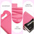 Vapulcio Poly Mailers 10x13 inch 25 Pcs, Pink Mailing Envelopes with Handle, Easy to Carry and Self Adhesive Shipping Bags for Clothing, Upgrade Design Tamper Proof Mailers Poly Bags
