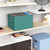 Oterri File Organizer Box,Filing Box with Lid,File Box for Letter/Legal File Folder Storage, Portable Hanging File Box for Office/Decor/Home,1 Pack,Forest-green-Box only