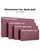 YSAGi Double-Sided Desk Pad, 31.5"x15.7"Leather Desk Mat, Eco Cork Desk Pad Protector,Large Mouse Pad,Waterproof Desk Blotter for Office/Home(Dark Pink)