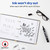AVERY Marks-A-Lot Permanent Markers, Large Desk-Style Size, Chisel Tip, Water and Wear Resistant, 12 Black Markers (98028)