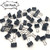 120 Pack Mini Binder Clips, Black Binder Clips, Small Paper Clips 15mm 5/8 Inch. Micro Size Office Clips for Home School Office and Business.