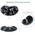 BRILA Ergonomic Memory Foam Mouse Wrist Rest Support Pad Cushion for Computer, Laptop, Office Work, PC Gaming - Massage Holes Design - Wrist Pain Relieve (Butterflies)