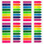 KICNIC Page Markers Colored Sticky Tabs 1600 Pcs, Translucent Arrow Flags for Page Marking, Fluorescent Index Tab Stickers for Notebooks, Small Sticky Notes Flags [8 Colors, 8 Sets]