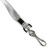 Beebel Grey Lanyard Bulk Lanyards for Id Badges Flat Lanyard with Badge Clip Swivel Hook 100 Pack