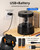 ZMOL Electric Pencil Sharpener for Colored Pencils, Auto Stop,Electric Pencil Sharpener Plug in for 6-8mm No.2/Office/Home/Black