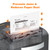 Bonsaii Paper Shredder Lubricant Sheets,12-Pack (8.4 x 5.9 inch/Piece)