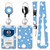 Lanyards for ID Badge Holder for Women Cute, Teacher Lanyard with ID Holder Clip,Retractable Keychain Badge Reel Heavy Duty, Teacher Nurse Work Office Gifts (#43Blue Daisy)
