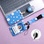 Lanyards for ID Badge Holder for Women Cute, Teacher Lanyard with ID Holder Clip,Retractable Keychain Badge Reel Heavy Duty, Teacher Nurse Work Office Gifts (#43Blue Daisy)