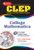 CLEP College Mathematics w/CD-ROM (CLEP Test Preparation)