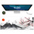 Galdas Gaming Mouse Mat Forest Background Pattern XXL XL Large Mouse Mat Long Extended Mouse Pad Desk Mat Non-Slip Rubber Mice Pads Stitched Edges Thin Pad (Ink and Wash)