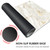 Galdas Large Mouse Pad Marble Pattern XXL XL Large Mouse Pad Mat Long Extended Mousepad Desk Pad Non-Slip Rubber Mice Pads Stitched Edges Thin Pad (31.5x11.8x0.12)