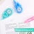 Vobou White Correction Tape, Easy To Use Applicator for Instant Corrections, For school, Office (Blue,Green,Pink, 12pack, 6M/256" x 0.2")