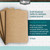 Ox & Pine Kraft Notebook Refills for Refillable Leather Journal (4 Pack) 4"x6", 5"x7", or 6"x8" (5x7, Dot Grid Paper)