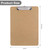 Macroclo Wood Clipboards 40 Pack, Letter Size Hardboard Clip Board 8.5x11 for Classroom, Students, Kid, A4 Standard Size 9" x 12.5" with Low Profile Clip, Office & School Supply