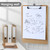 Macroclo Wood Clipboards 40 Pack, Letter Size Hardboard Clip Board 8.5x11 for Classroom, Students, Kid, A4 Standard Size 9" x 12.5" with Low Profile Clip, Office & School Supply