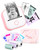 Memoking Mini Sticker Printer - T02 Mini Thermal Printer Wireless Inkless Label Maker Portable Sticker Maker for Student Birthday Gift, Compatible with iOS & Android, Pink