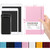Blank Journal/Notebook - Classic Notebook/Journal with Ribbon Divider, Hardcover with Thick Paper, 5.3'' x 8.26'', Banded + Pen Holder +Inner Pocket - Pink