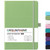 Graph Grid Paper Notebook/Journal - Classic Journal/Notebook with Ribbon Divider, Hardcover with Thick Paper, 5.3" x 8.26", Banded + Pen Holder +Inner Pocket - Light Green