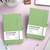 Graph Grid Paper Notebook/Journal - Classic Journal/Notebook with Ribbon Divider, Hardcover with Thick Paper, 5.3" x 8.26", Banded + Pen Holder +Inner Pocket - Light Green