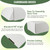 9"x6"x4" Shipping Boxes Set of 5, White Corrugated Cardboard Box Literature Mailer