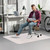 Blvornl Office Chair Mat for Hardwood Floor, 35" x 48" Desk Chair Mat for Hard Wood and Tile Floor, Large Anti-Slip Hard Floor Protector Rolling Chair Mat, PVC Mat Desk Rug for Office, Water Ripple