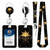 Lanyards for ID Badge Holder for Women Cute, Teacher Lanyard with ID Holder Clip,Retractable Keychain Badge Reel Heavy Duty, Teacher Nurse Work Office Gifts (#48Sun & Butterfly & Hand)