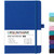 Graph Grid Paper Notebook/Journal - Classic Journal/Notebook with Ribbon Divider, Hardcover with Thick Paper, 5.3" x 8.26", Banded + Pen Holder +Inner Pocket - Deep Blue
