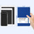 Graph Grid Paper Notebook/Journal - Classic Journal/Notebook with Ribbon Divider, Hardcover with Thick Paper, 5.3" x 8.26", Banded + Pen Holder +Inner Pocket - Deep Blue