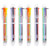 Hutou 0.5mm 6-in-1 Multicolor Ballpoint Pen 6 Colors Retractable For Kids Party Favors (12 Pack)