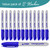 EXTRIC Permanent Markers Blue, 12 Count Fine Point Markers, Quick Drying, Works on wood, Paper, Plastic, Metal and Glass, for Home, Office and School