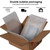 100 Pcs Bubble Pouch Wraps, 6''x10'' Clear Bubble Out Bags for Packing, Double Walled Cushioning Bags for Shipping, Storage and Moving