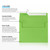 LUXPAPER A7 Invitation Envelopes for 5 x 7 Cards in 80 lb. Limelight, Printable Envelopes for Invitations, w/ Peel and Press Seal, 50 Pack, Envelope Size 5 1/4 x 7 1/4 (Green)