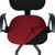 Smiry Stretch Jacquard Office Computer Chair Seat Covers, Removable Washable Anti-dust Desk Chair Seat Cushion Protectors - Burgundy