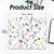 Square Mouse Pad with Stitched Edge, Premium Mousepad Washable Cloth. Computer Mouse Pad with Non-Slip Rubber Base, Mouse Pads for Computers Laptop Mouse 9.25x7.75x0.12 inch-Flower2