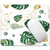 Square Mouse Pad with Stitched Edge, Premium Mousepad Washable Cloth. Computer Mouse Pad with Non-Slip Rubber Base, Mouse Pads for Computers Laptop Mouse 9.25x7.75x0.12 inch-Plantain