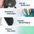 Square Mouse Pad with Stitched Edge, Premium Mousepad Washable Cloth. Computer Mouse Pad with Non-Slip Rubber Base, Mouse Pads for Computers Laptop Mouse 9.25x7.75x0.12 inch-Plantain