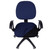 Smiry Stretch Jacquard Office Computer Chair Covers, Removable Washable Universal Desk Rotating Chair Slipcovers Protector, Seat + Backrest Cover, Navy Blue
