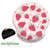 LIMKRIAN Strawberry Mouse Pad, Pink Ergonomic Mouse Pad with Wrist Rest, Gaming Mousepad with Non-Slip Pain Relief PU Base, Cute Wrist Support Mouse Pad, Pink Office Desk Accessories Decor Supplies