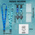 MNGARISTA Retractable Cruise Lanyard for Ship Cards, Waterproof Lanyards for Cruise Ship Cards with ID Holder, 2 Pack, Underwater World