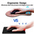 DOOKE Ergonomic Mouse Pad with Wrist Support and Coaster,Mouse Pads with Non-Slip PU Base for Home Office Working Studying Easy Typing & Pain Relief Stay Positive