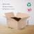 The Boxery 6"x5"x4" Brown/Kraft Corrugated Cardboard Shipping Boxes 25-Pack | Mailing, Packing, Moving & Storage for Business/Home  Durable - Eco-Friendly, Recyclable - Made in the USA