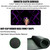 TEDNETGO Large Extended Gaming Mouse Pad, Long Mouse Pads, Extra Large Big Mouse Pad with Stitched Edge, XXL Non-Slip Computer Computer Keyboard Mat for Gamer/Desktop/Office/Home, Purple