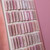 UPAFEXXI-Laminated Bible Tabs (Rose Gold Foil Embossed Lettering), Bible Tabs for Women and Men, Reposition Large Print Stickers, Easy to Read and Apply, 80Chapters Labels for Easy Navigation(Pink)