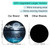 ITNRSIIET Round Mouse Pad with Stitched Edge Premium-Textured Waterproof Non-Slip Rubber Base Desktop Protection Mat Diameter 8.7 inches, Moon Over The Sea