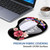 Tharney Ergonomic Mouse Pad with Wrist Rest Support, Mousepad with Comfortable Gel Wrist and Non-Slip PU Base for Pain Relief, Computer, Laptop, Office, Home (Flower-6)