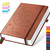 Notebook Journals for Writing Women/Men, 320 Pages Thick Daily Journal Notebooks with 100Gsm Lined Paper, Hardcover Notebook College Ruled for Work School, Faux Leather, A5 (5.7'' X 8.4'') ,