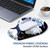Tharney Ergonomic Mouse Pad with Wrist Rest Support, Mousepad with Comfortable Gel Wrist and Non-Slip PU Base for Pain Relief, Computer, Laptop, Office, Home (Waves)