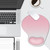 Tharney Ergonomic Mouse Pad with Wrist Rest Support, Mousepad with Comfortable Gel Wrist and Non-Slip PU Base for Pain Relief, Computer, Laptop, Office, Home (Gradient Pink)