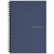 Maruman MNEMOSYNE Soft Cover Notebook 8.27 x 5.83 Inches (A5), 7mm ruled 24-line, 80 Sheets, Navy, 1 ea. (N295-72)